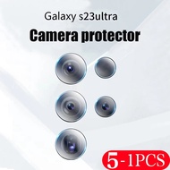 5-1ชิ้นเหมาะสำหรับ Samsung Galaxy S22 5G S23 S21พิเศษบวก S20 FE S10 Lite S10E หน้าจอแสดงผลของกล้องฟิล์มป้องกันตัวปกป้องกล้องถ่ายรูป