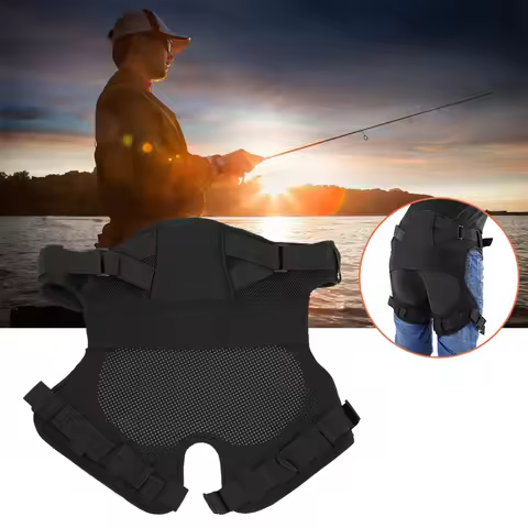 Gamakatsu Men Women Fishing Cushion Anti-slip Hip Pad Breathable Adjustable Seat Cushions Outdoor Su