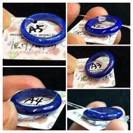 a Set Natural Afghanistan Emperor Stone Blue Lapis Lazuli Ring Men's Women's Crystal Jewelry Jade Ge