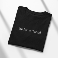 Rasgra STORE T-shirt Investor Trader "Millennial Trader" - Kaos Trader