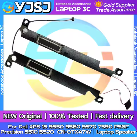New Laptop Speaker For Dell XPS 15 9550 9560 9570 7590 Precision 5510 5520 5530 5540 built-in speake