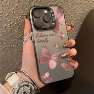 Fashionable Butterfly Pattern Phone Case Compatible for IPhone 15 14 13 12 11 Plus Xr X Xs Max 13Pro 7/8 Plus Se2020 Beautiful and Elegant Exquisite Anti Drop Phone Case