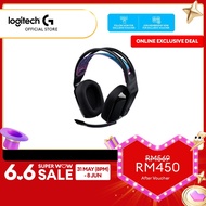 Logitech G535 LIGHTSPEED Wireless Gaming Headset - Lightweight on-ear headphones flip to mute mic st