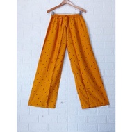 Yumyum Celana Panjang Wanita HW Full Karet Tali Kulot Zebra High Waist Motif Rayon
