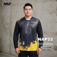 NAP22 Long Sleeve Sports Shirt Micro Fabric Size 5XL-7XL Jersey