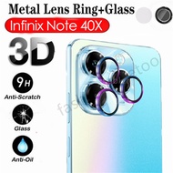 Metal Ring Camera Lens Protective Film For infinix Note 40 X pro plus 40X 40pro+ Note40X Note40s Not