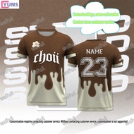 Yuns 2024 new original jersey Baju Tshirt Lelaki Viral Custom Jersey Ootd Collar Polo Shirt Stand Collar Plus Size Men Women