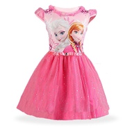 baju budak perempuan frozen elsa
