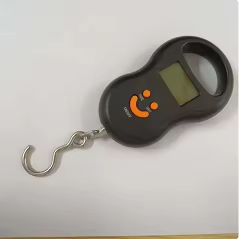 50Kg/10g Black Electronic Hanging Scale LCD Digital Scale BackLight Fishing Weights Pocket Scale Lug