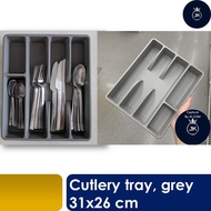 ikea Cutlery tray, grey /Drawer Cutlery Utensils Tray Store Organizer Drawer Kitchen Tools Drawer Divider