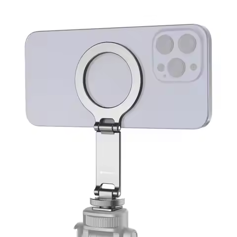 PULUZ Foldable MagSafe Magnet Cold Shoe On-Camera Phone Mount Magnetic Phone Holder