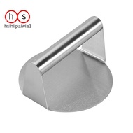 Stainless Steel Burger , 5.5 Inches, Round Burger Smasher, Non-Adhesive Bacon and Grill  for Steaks,