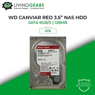 Western Digital RED CMR WD60EFZX 6TB 128MB Cache 3.5" NAS HDD SATA 6 Gb/s WD