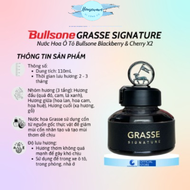 Nước hoa ô tô Bullsone Grasse Signature Blackberry & Cherry (Dung tích 110ml) - 100% chính hãng