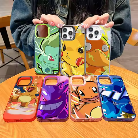Anime Pokemons Gengars Pikachus Phone Case for OPPO A16 A17 A18 A31 A37 A38 A55 A57 A58 A74 A76 A78 