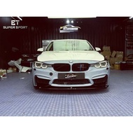 BMW F30 Convert M3 BodyKit Set Grill Single Line M Colours Front Lip M3 Fender SideLip Spoiler Gloss