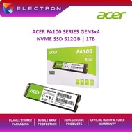 ACER FA100 M.2 NVMe PCIe Gen3 x 4 SSD (256GB 512GB / 1TB)
