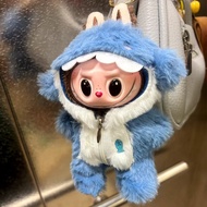 [Labubu Wear Clothes] 17cm Labubu Shark Baby Clothes Labubu Transformation Animal Bodysuit labubu Re