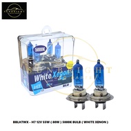 H7 12V 55W (80W) 5000K BULB (WHITE XENON)