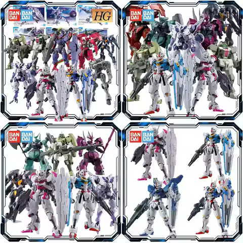 Bandai HG 1/144 The Witch From Mercury GUNDAM LFRITH CALIBARN BEGUIR-BEU DARILBALDE ZOWORT Anime Ass