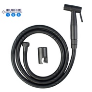 Black Handheld Toilet Sprayer Stainless Steel Bathroom Bidet Sprayer Set with Hose for Shower Sprayer Wall or Toilet