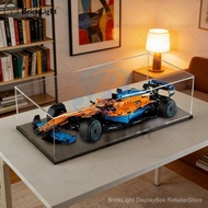 BrickLight™Acrylic display box Transparent case storage box FOR Lego 42141 McLaren F1 Racing Car