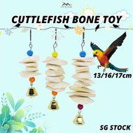 Parrot Toy Bird Cuttlefish Bone Parrot Swing Toy Bird Toys for Cage Bird Chew Toy Parrot Chewing Toy
