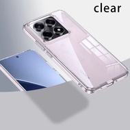 Cho Xiaomi mi 15 Pro TPU mềm chống sốc coque xiaomi15pro 5g trường hợp trong suốt vỏ bảo vệ camera B