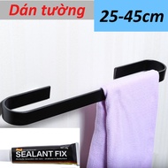 Thanh treo khăn tắm quần áo bằng nhôm dán tường Hobby Home Decor KN1