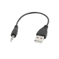 USB 2.0 Type A Male to 3.5mm 4 Pole AUX Adapter Cable 18cm
