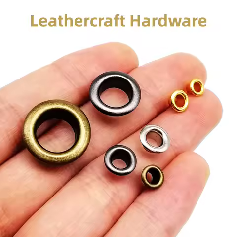 100 sets 2.5mm 3mm 4mm 5mm 6mm 8mm 10mm 12mm Leather Bag Shoes Belt Cap Clothes Eyelet With Washer G