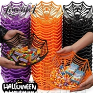 [Fast Delivery] [ Halloween Decor ] Snack Display Plate - Halloween Spider Web Basket - Candy Cookie