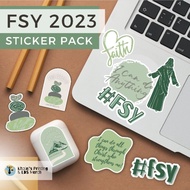 LDS Merch: FSY 2023 inspired waterproof stickers