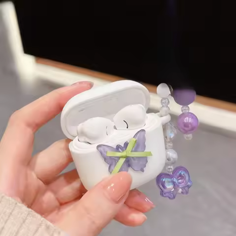 shell with Pendant Earphone Cover For JBL TUNE BEAM 2/BUDS 2/LIVE FLEX/T280TWS X3 Case Silicone case