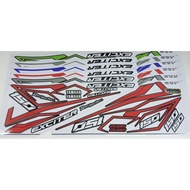 STICKER COVER SET EXCITER  YAMAHA Y15ZR (53)