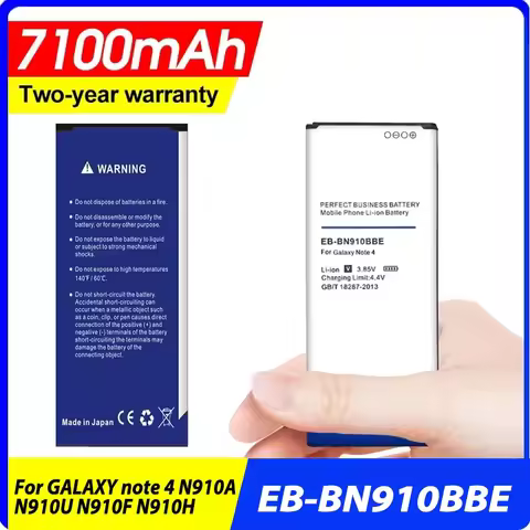 EB-BN910BBE EB-BG955ABA Battery For Samsung Galaxy Note 1 3 4 8 A3 S8 A50 Plus Nexus Prime I9260 Ver