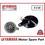 YAMAHA Y110 REAR HUB PANEL ASSY BELAKANG TUDUNG BUYUNG CAP COVER BLACK HITAM Y-110 Y 110 YSS SS110 S