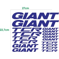 Cutting sticker giant tcr bicycle sticker