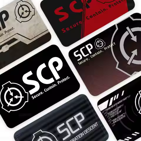 Popular Foundation Scp F-Foundation Game Film Cover Sticker Case For Small Chip Credit Debit Card Fr