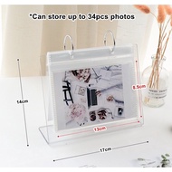 Acrylic Photo Frame Stand 2R 3R 4R Lomo Card Frame Photocard sleeve album ID Card Holder Instax KPOP
