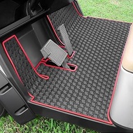 iLSKW Golf Cart Floor Mat for Yamaha Floor Mat, 3/10" Thickness Rubber Full Coverage Precedent Mat, 