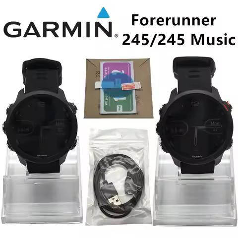 Original Garmin Forerunner 245/245 Music GPS Outdoor Heart Rate Sports Watch Supports Multiple Langu
