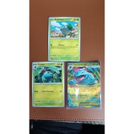 Pokemon Card set evolution Bulbasaur Ivysaur Mega Venusaur EX (RR)