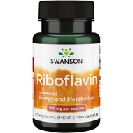 NEW Real Vitamin B2 Riboflavin Enhanced Absorption Essential Vitamin by Swanson USA