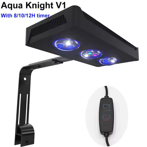 Spectra Aqua knight V1Updated LED Aquarium Light 30W Saltwater Lighting with Touch Control timer 8/1