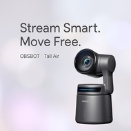 OBSBOT Tail Air 4K PTZ Streaming Camera – AI Tracking, Laser AF, Mic, Live/Webinar