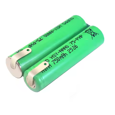 HSY-AAA0.75-PHP for PHILIPS Electric Shaver Batteries SUPPO 2.4V 750mAh 1200mAh Ni-MH Battery