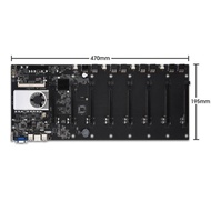 ~ BTC-T37 Miner Motherboard Expandable Port 8 x PCIE 16X /4x USB2.0 /