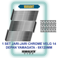 Jari Jari Ruji  Velg Stainless Chrome 9x184 Yamagata