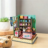 【PPXD】Candy House Miniature 3D DIY House Kit DIY Miniature Doll House DIY Doll House DIY Model House